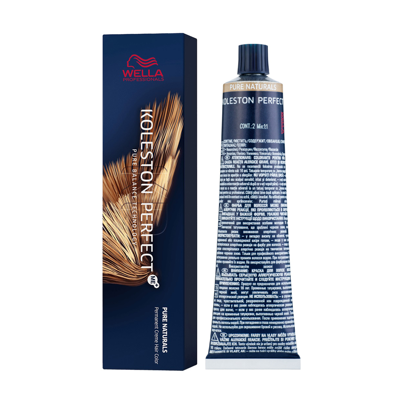 Уцінка! Стійка крем-фарба для волосся Wella Professionals Koleston Perfect Me+ Pure Naturals 6/00, 60 мл